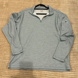 Head Men's Aqua Textured Quarter-Zip Performance Pullover